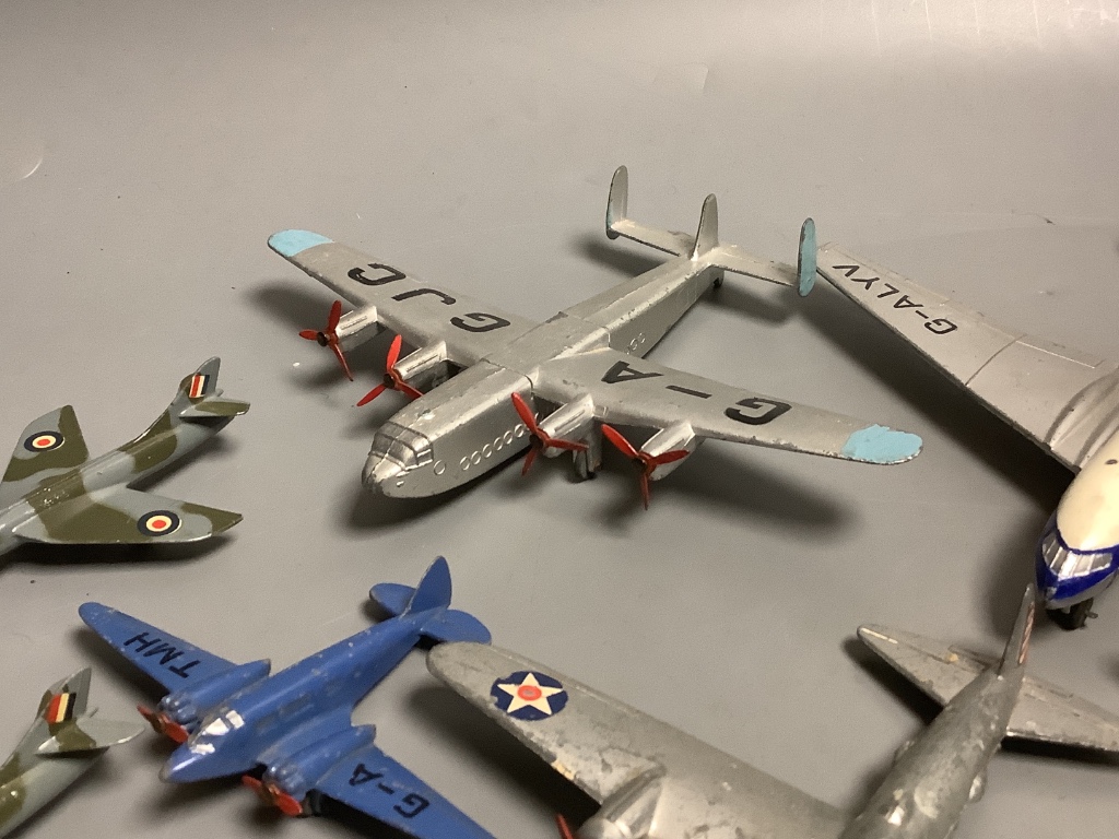 Dinky and Meccano ltd die case aeroplanes